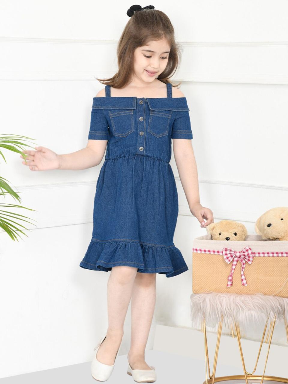 Girls Denim Dress (4)